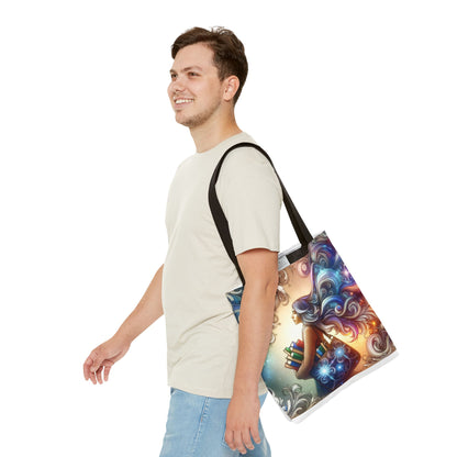 Dreamy Literary Tote Bag - Book Lover's Gift with Inspirational Design
