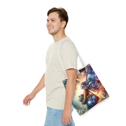 Dreamy Literary Tote Bag - Book Lover's Gift with Inspirational Design