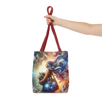 Dreamy Literary Tote Bag - Book Lover's Gift with Inspirational Design