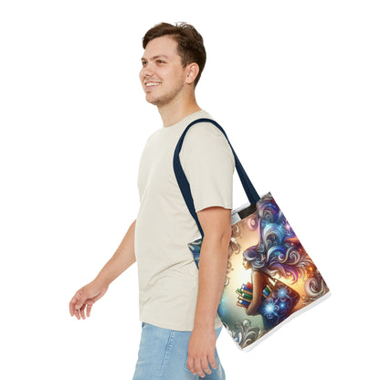 Dreamy Literary Tote Bag - Book Lover's Gift with Inspirational Design